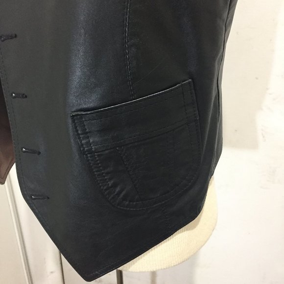 THE BOUTIQUE OF LEATHERS VINTAGE VESTS SIZE L - Picture 6 of 8